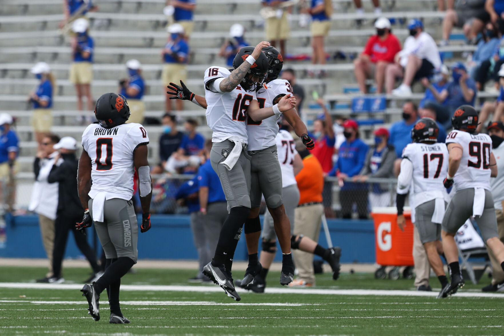 COLLEGE FOOTBALL: OCT 03 Oklahoma State at Kansas